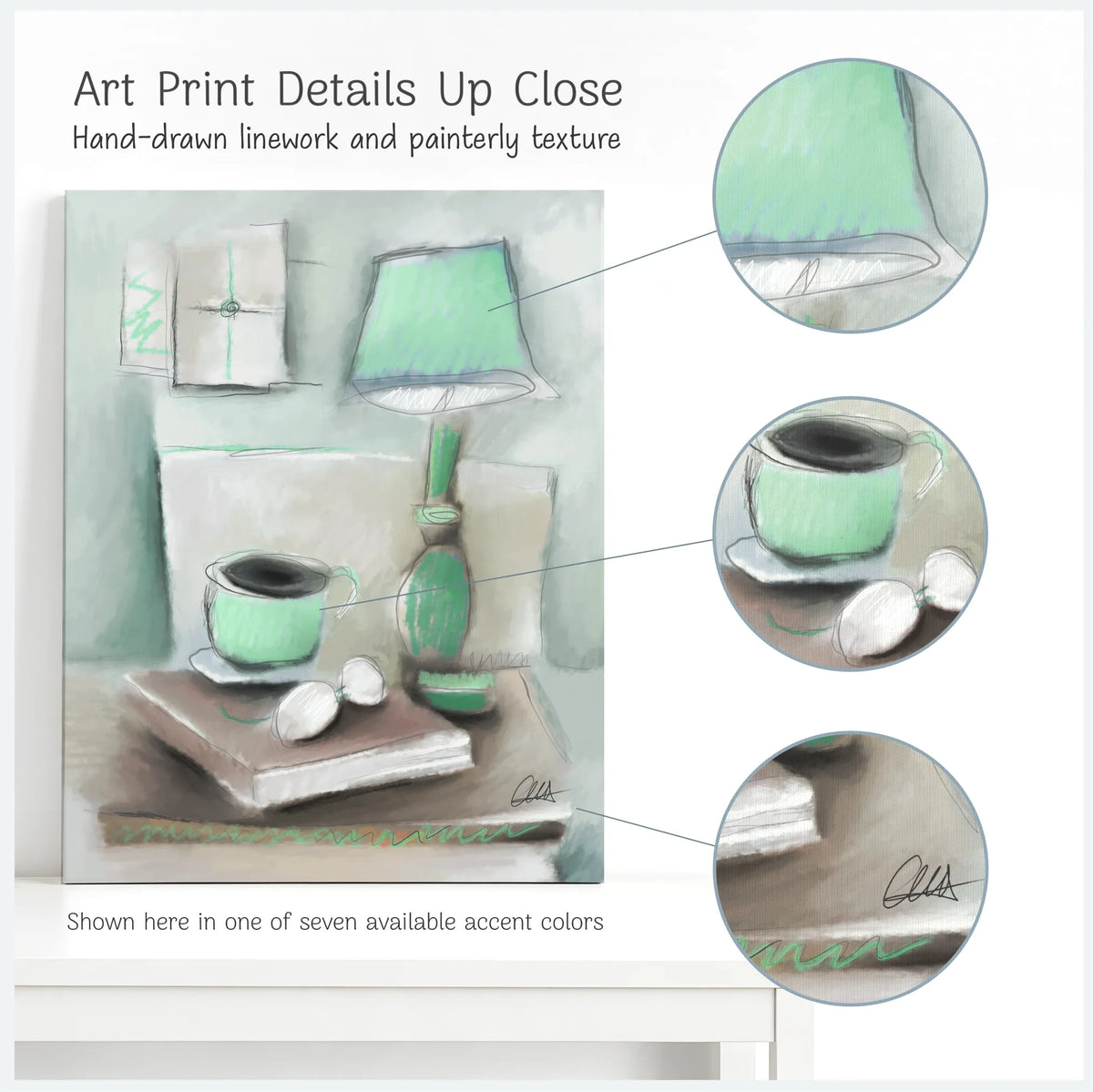 Reading Nook Canvas Print | Still Life Artwork