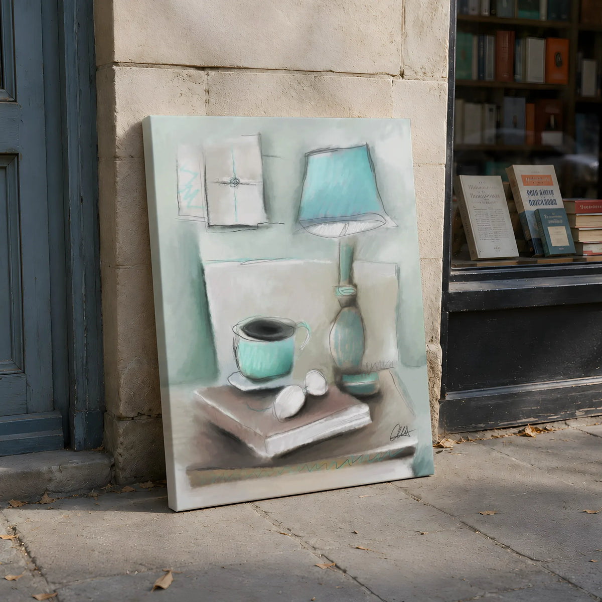 Reading Nook Canvas Print | Still Life Artwork