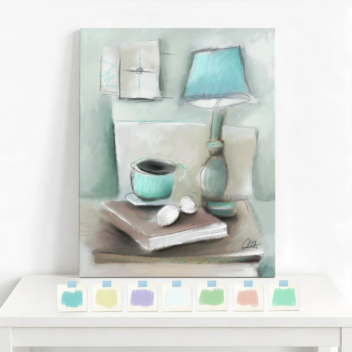 Reading Nook Canvas Print | Still Life Artwork