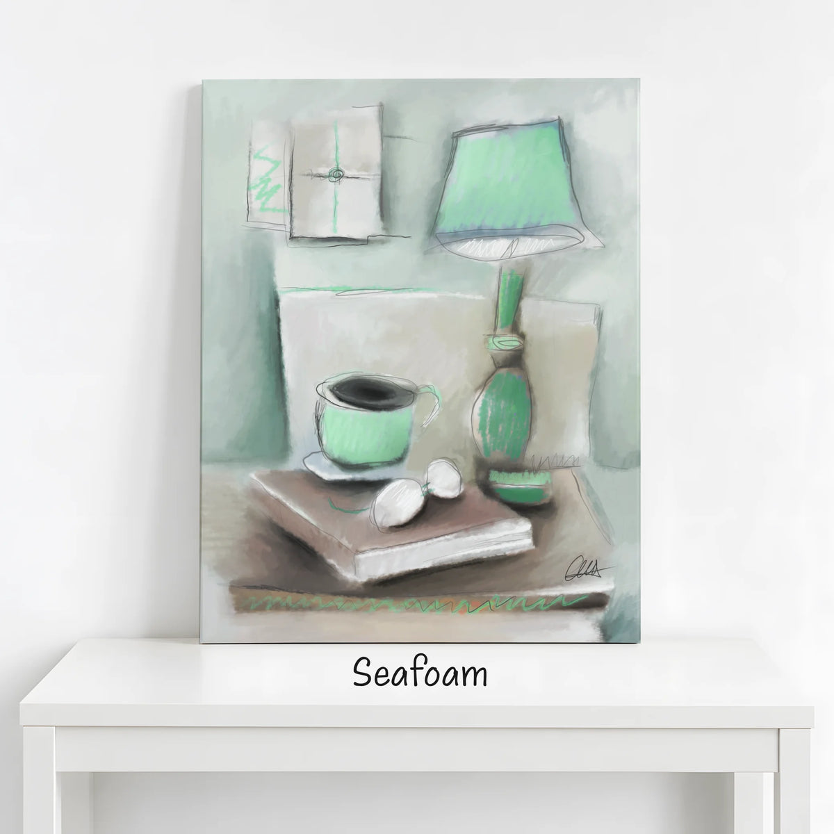 Reading Nook Canvas Print | Still Life Artwork