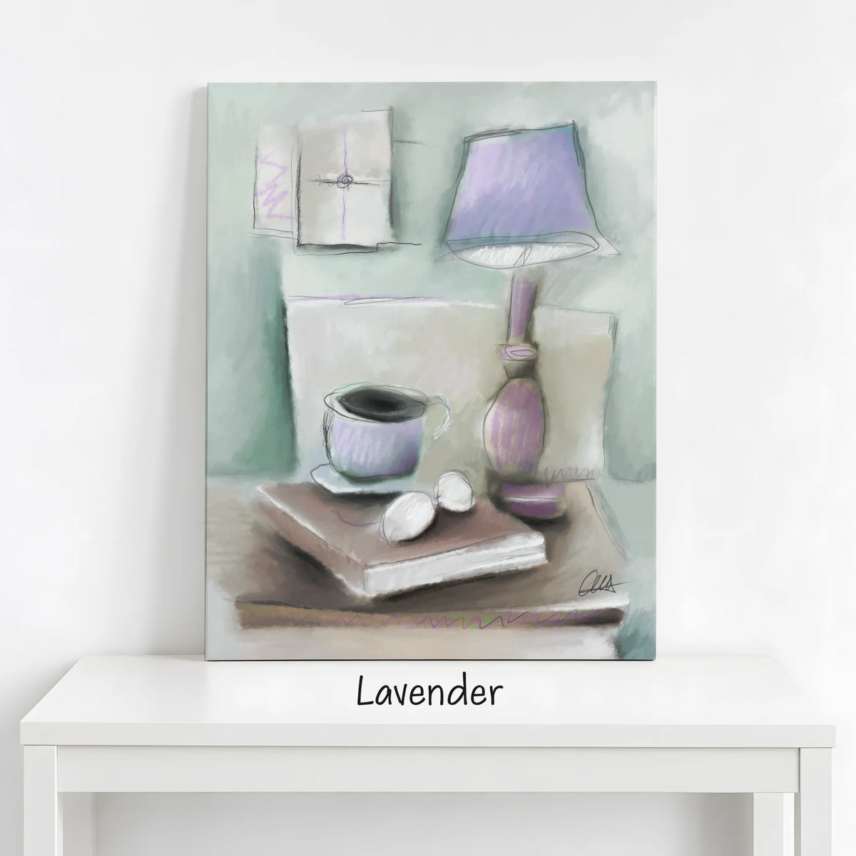 Reading Nook Canvas Print | Still Life Artwork